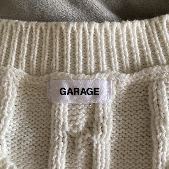 Garage Cable Knot Sweater Vest - Picture 2 of 2